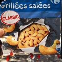 Noix de cajou grillées salées