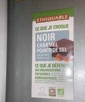Chocolat noir 65% caramel pointe de sel