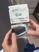 Chung Jung One Seaweed Snack Seasoned, with Olive Oil