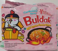 Buldak Carbonara Flavour Hot Chicken Flavour Ramen