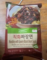 Noodles with savory black bean sauce
