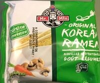 Nouilles Coréenne Goût Légumes
