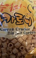Korean cracker biscuit coreen
