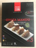 Gyoza Mandu aux Piment Rouge et Légumes