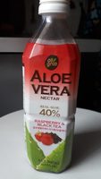Nestar d'aloe vera gout framboise et thé noir