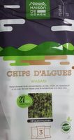 Chips d'algues wasabi