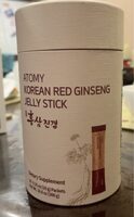 Korean red ginger jelly stick