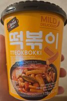 Rice cake with mild Tteokbokki sauce