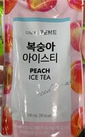 Peach ice tea