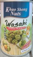 Wasabi coated peanuts