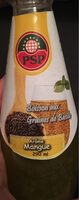 Boisson aux graines de basilic arôme mangue