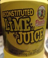 Reconstituted lime juice