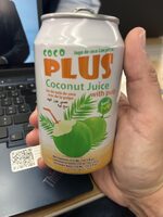 Jus de noix de coco avec pulpe