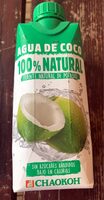 Agua de coco 100% natural