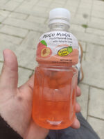 MOGU MOGU Peach flavored Drink with Nata de coco