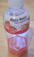 Jus de fraise avec nata do coco