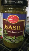 Basil from fresh leaves