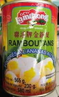 New Lamthong, Rambutan Stuffed With Pineapple