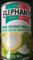 Chair de noix de coco au sirop léger