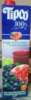Tipco Pomegranate and Blueberry and Grape Juice 100percent