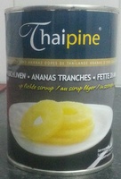 Ananas tranches au sirop léger