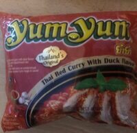 Yum Yum Thai red curry instant noodles
