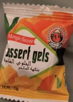 Dessert gels - mango flavor