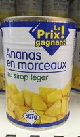 Ananas en morceaux