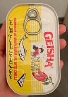Sardines huile de tournesol avec du piment