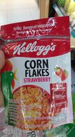 Real strawberry corn flakes