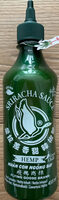 Sriracha zielona z konopiami