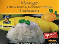 Riz gluant à la mangue