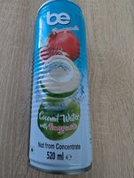 Coconut water with pomegranate