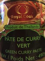 Pate de curry vert