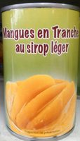 Mangues en tranches au sirop léger