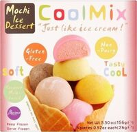 Mochi Ice-Assorted (Mango, Vanilla, Strawberry, Chocolate, Green Tea, Black Sesame)