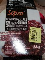Riz noir germé