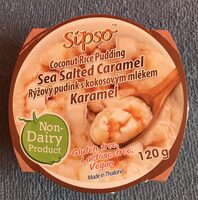 Coconut rice pudding sea salted caramel
