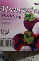 Mangosteen Pudding mit Nata de Coco