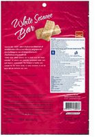 White sesame bar