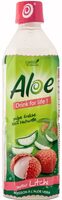 Boisson à l'aloe vera saveur litchi