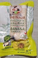 Sticky Rice With Coconut Cream & Banana