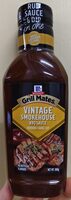 Vintage Smokehouse BBQ Sauce