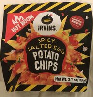 Spicy Salted Egg Potato Chips