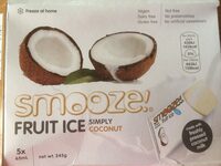 SMOOZE glace aux fruits simplement coco