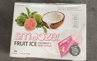 Smooze Fruit Ice, Coconut and Guava