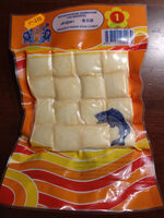 Frozen fried fish cubes