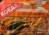 Curry flavour noodles
