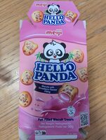 Hello Panda Biscuits with Strawberry Flavoured Filling