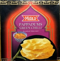 Papadums Green Chili